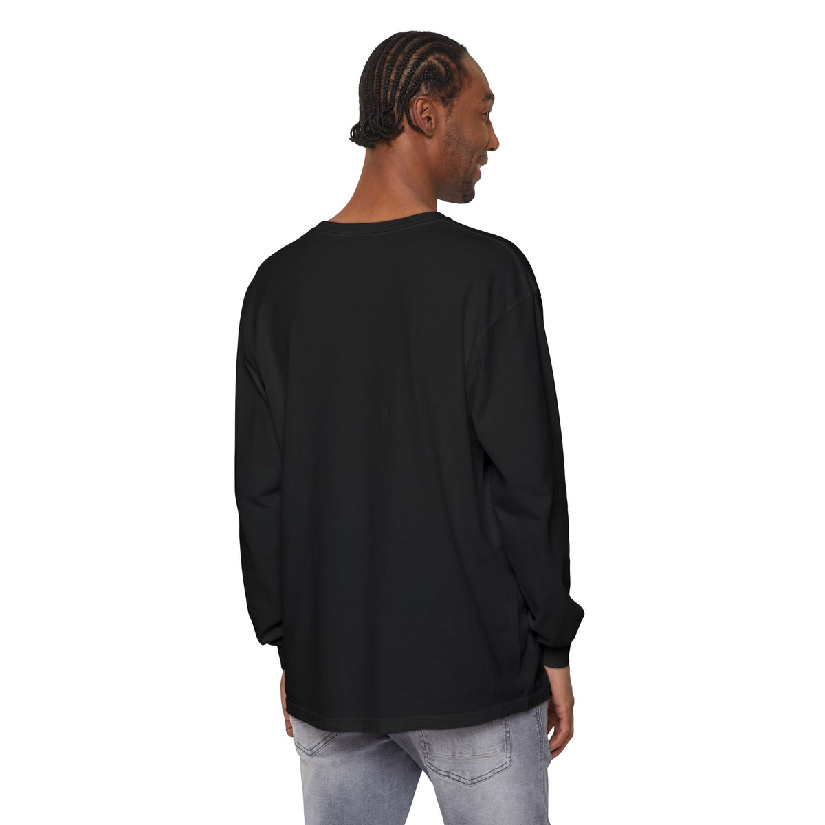 Gobble Till You Wobble – Retro Thanksgiving Turkey Comfort Colors Long-Sleeve T-Shirt
