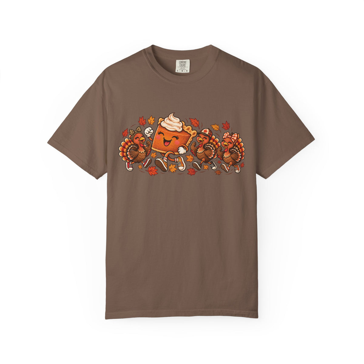 Pumpkin Pie & Turkey Trot – Funny Thanksgiving Comfort Colors T-Shirt