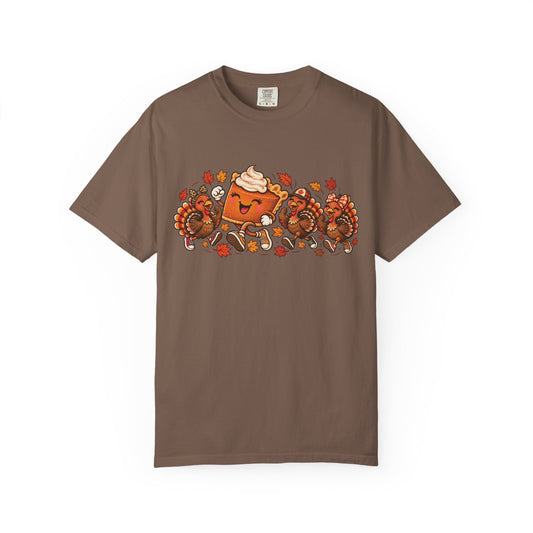 Pumpkin Pie & Turkey Trot – Funny Thanksgiving Comfort Colors T-Shirt