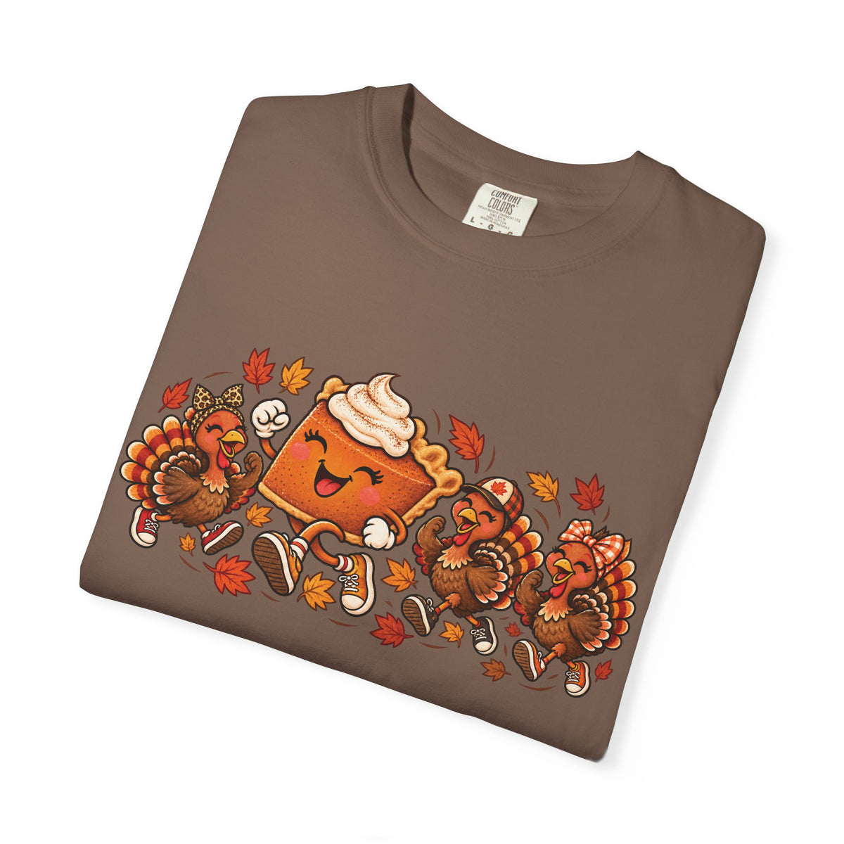 Pumpkin Pie & Turkey Trot – Funny Thanksgiving Comfort Colors T-Shirt