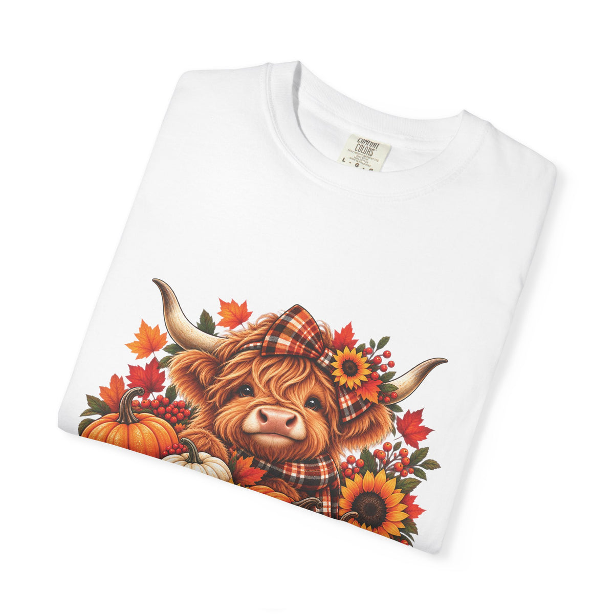 'Tis the Season Highland Cow – Cozy Fall Comfort Colors T-Shirt
